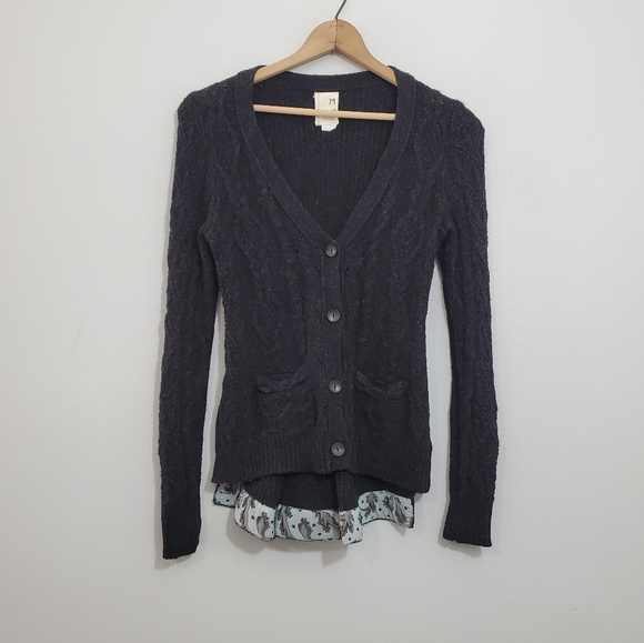 Anthro Far Away From Close Wool Cardigan - Picture 1 of 3